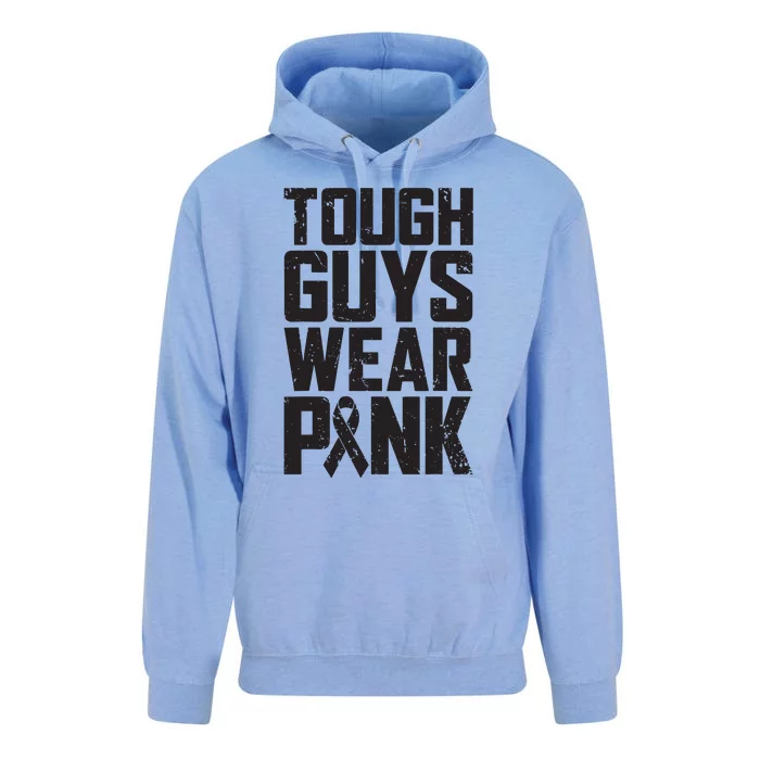 Tough Guys Wear Pink Breast Cancer Awareness Gifts Unisex Surf Hoodie