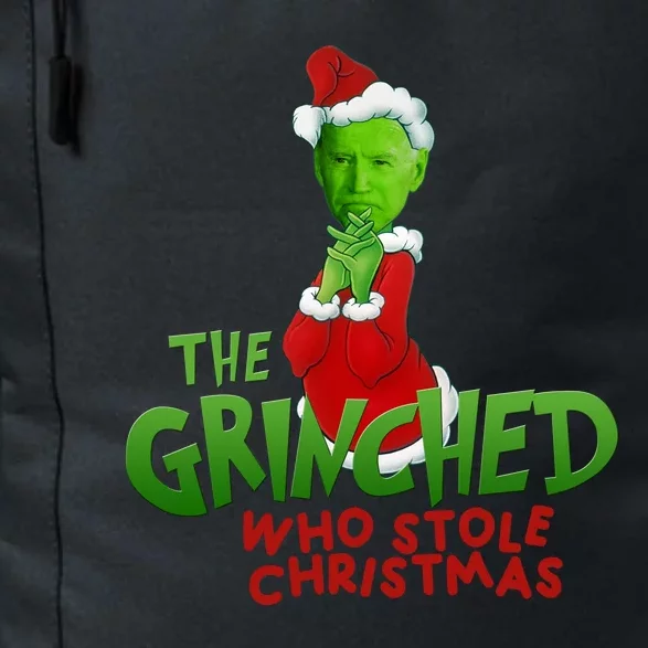 The Grinched Who Stole Christmas Funny Joe Biden Daily Commute Backpack