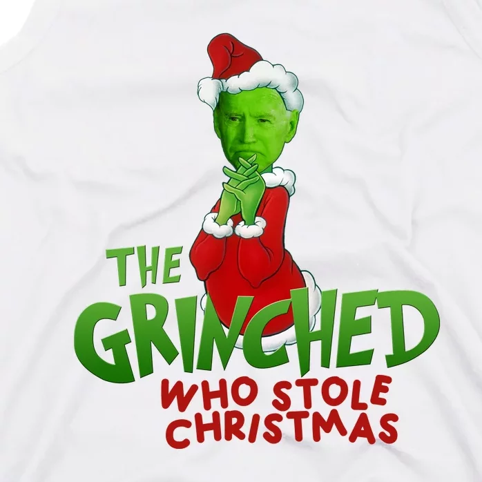 The Grinched Who Stole Christmas Funny Joe Biden Tank Top