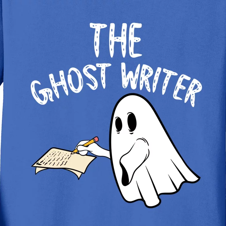 The Ghost Writer Halloween Costume 2020 Ghost Witches Meaningful Gift Kids Long Sleeve Shirt