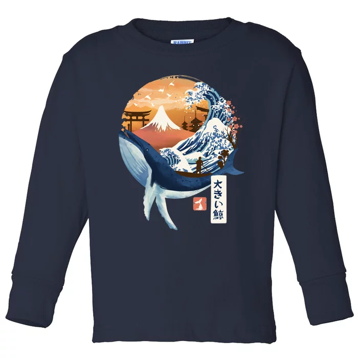 The Great Whale Copy Toddler Long Sleeve Shirt