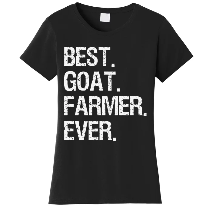 The Goat Whisperer Funny Goat Lover Farmer Women's T-Shirt