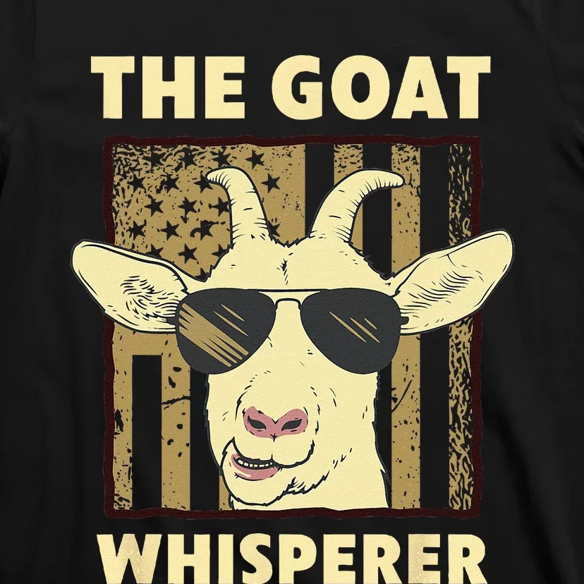 The Goat Whisperer Design For Women Men Farmer Goat Lover T-Shirt