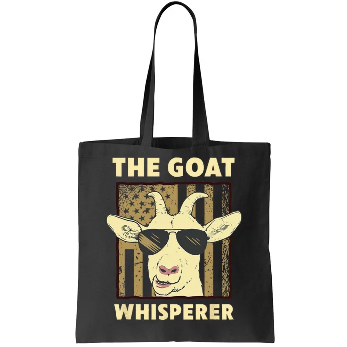 The Goat Whisperer Design For Women Men Farmer Goat Lover Tote Bag