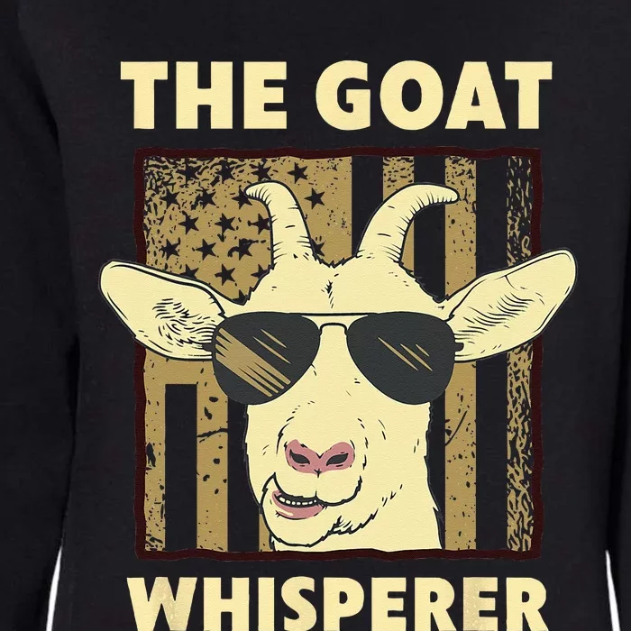 The Goat Whisperer Design For Women Men Farmer Goat Lover Womens California Wash Sweatshirt