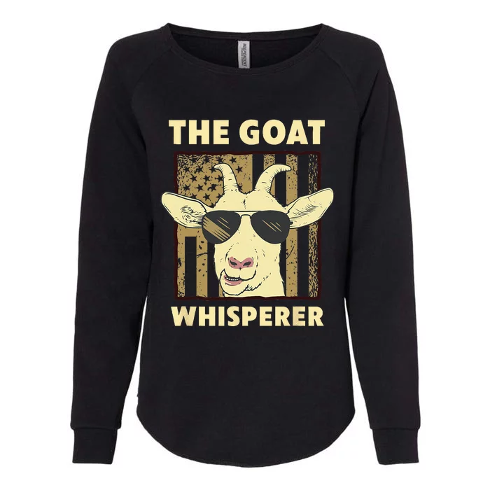 The Goat Whisperer Design For Women Men Farmer Goat Lover Womens California Wash Sweatshirt