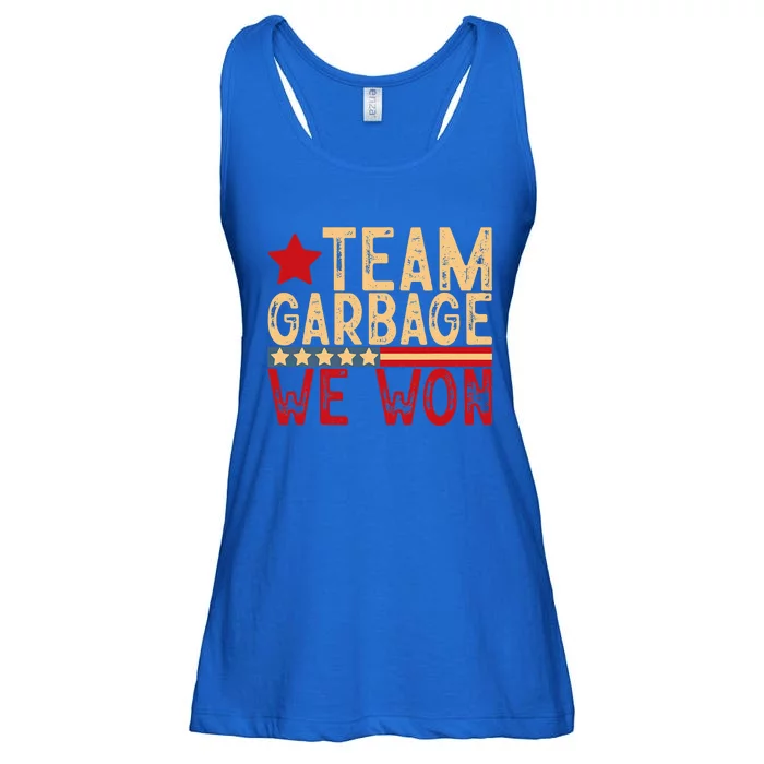 Team Garbage We Won Team Garbage For Trump 2024 Ladies Essential Flowy Tank