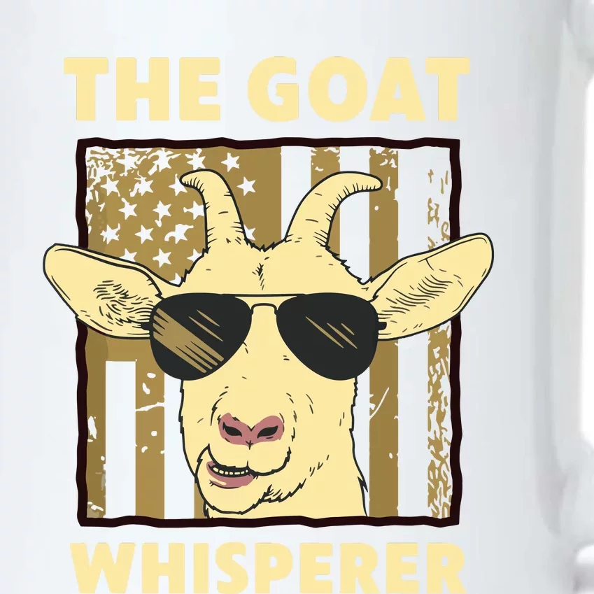 The Goat Whisperer Design For Women Men Farmer Goat Lover Black Color Changing Mug