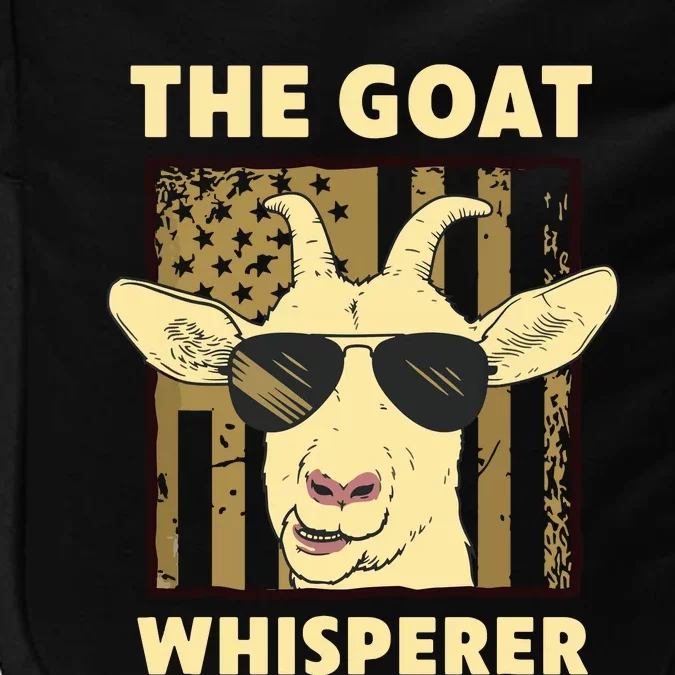 The Goat Whisperer Design For Women Men Farmer Goat Lover Impact Tech Backpack