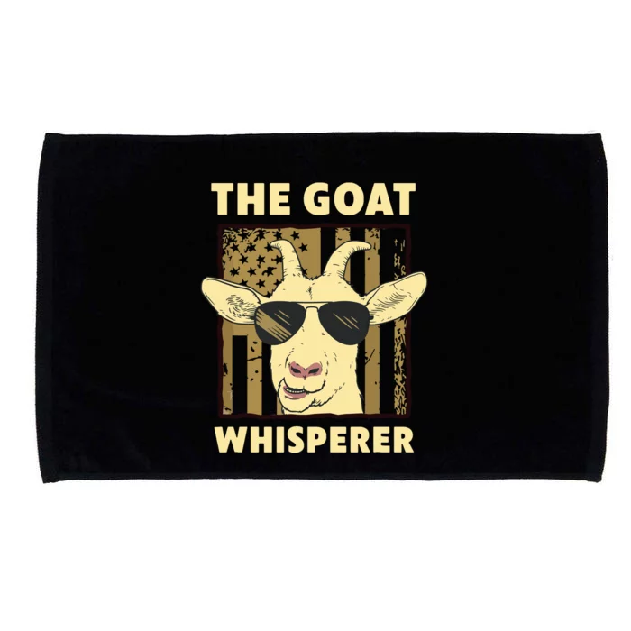 The Goat Whisperer Design For Women Men Farmer Goat Lover Microfiber Hand Towel