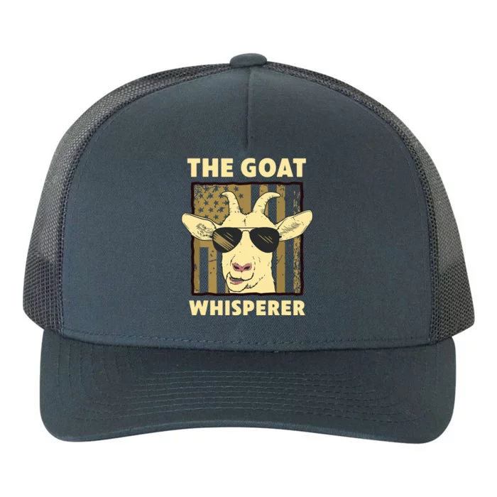 The Goat Whisperer Design For Women Men Farmer Goat Lover Yupoong Adult 5-Panel Trucker Hat