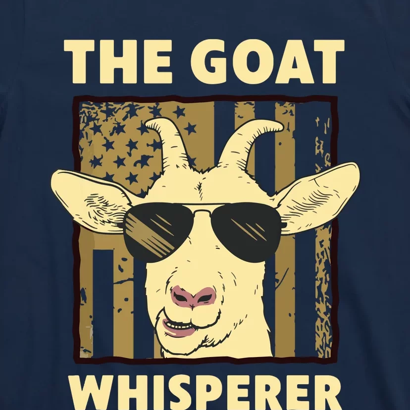 The Goat Whisperer Design For Women Men Farmer Goat Lover T-Shirt