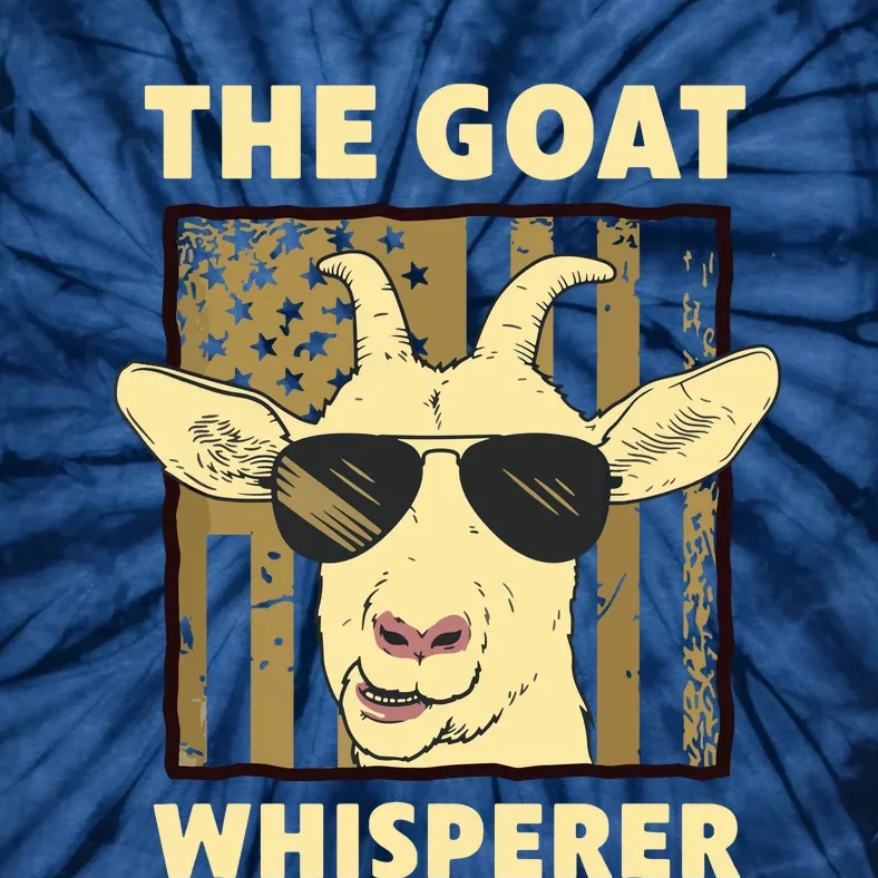 The Goat Whisperer Design For Women Men Farmer Goat Lover Tie-Dye T-Shirt