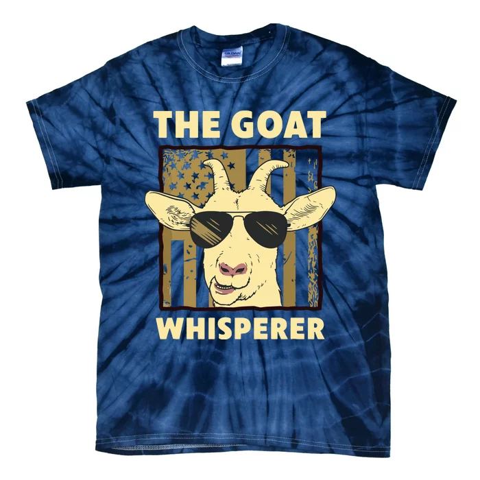 The Goat Whisperer Design For Women Men Farmer Goat Lover Tie-Dye T-Shirt