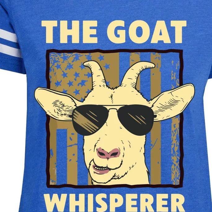 The Goat Whisperer Design For Women Men Farmer Goat Lover Enza Ladies Jersey Football T-Shirt