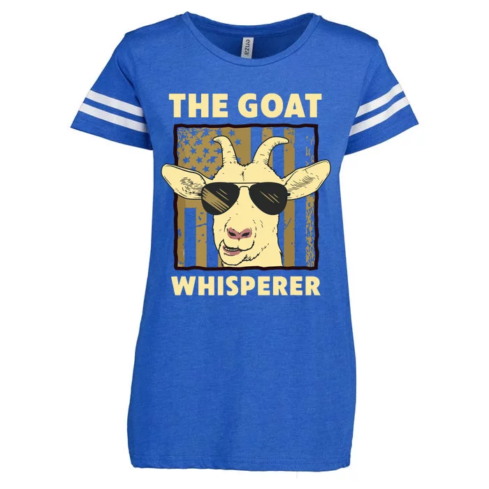 The Goat Whisperer Design For Women Men Farmer Goat Lover Enza Ladies Jersey Football T-Shirt