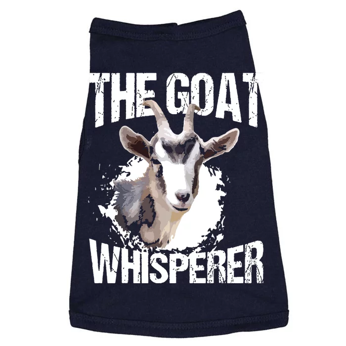 The Goat Whisperer Funny Goat Lover Farmer Gift Doggie Tank