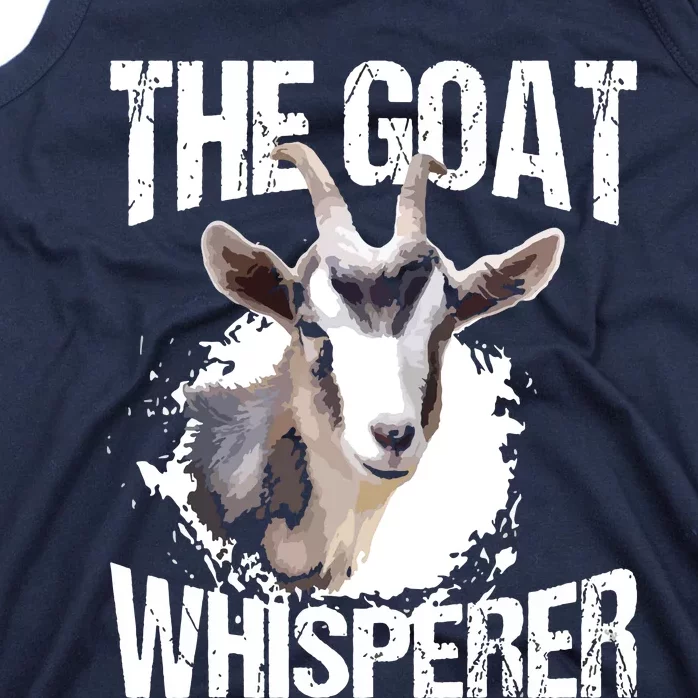 The Goat Whisperer Funny Goat Lover Farmer Gift Tank Top