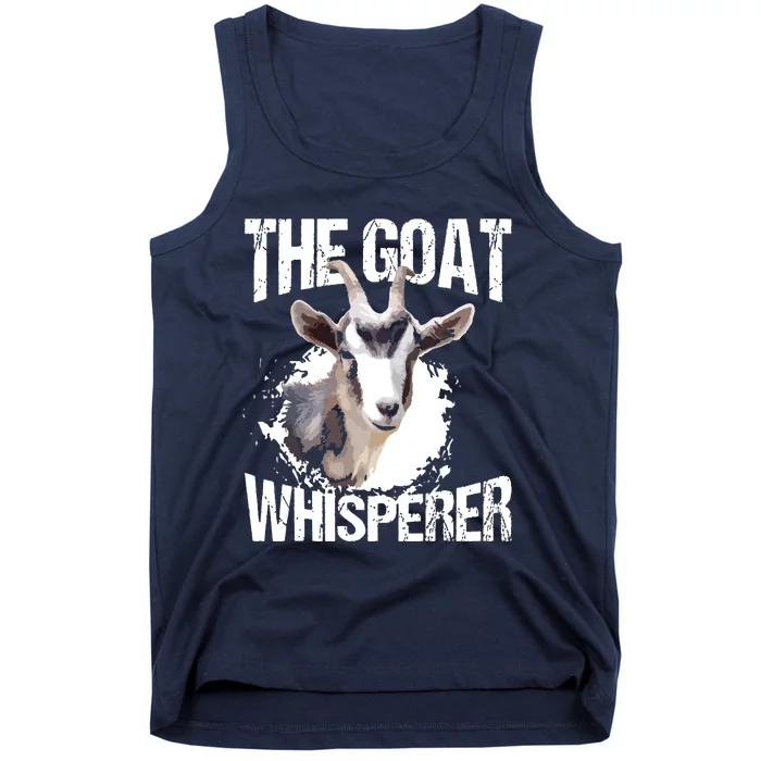 The Goat Whisperer Funny Goat Lover Farmer Gift Tank Top