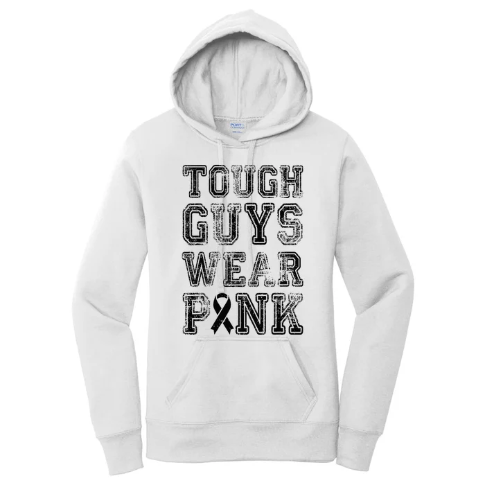 Tough Guys Wear Pink Breast Cancer Awareness Gifts Women's Pullover Hoodie