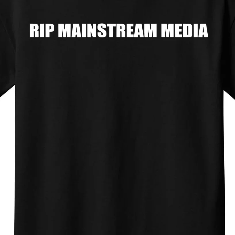 Tommy G Wearing Rip Mainstream Media Kids T-Shirt