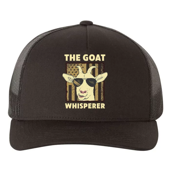 The Goat Whisperer Design For  Farmer Goat Lover Yupoong Adult 5-Panel Trucker Hat