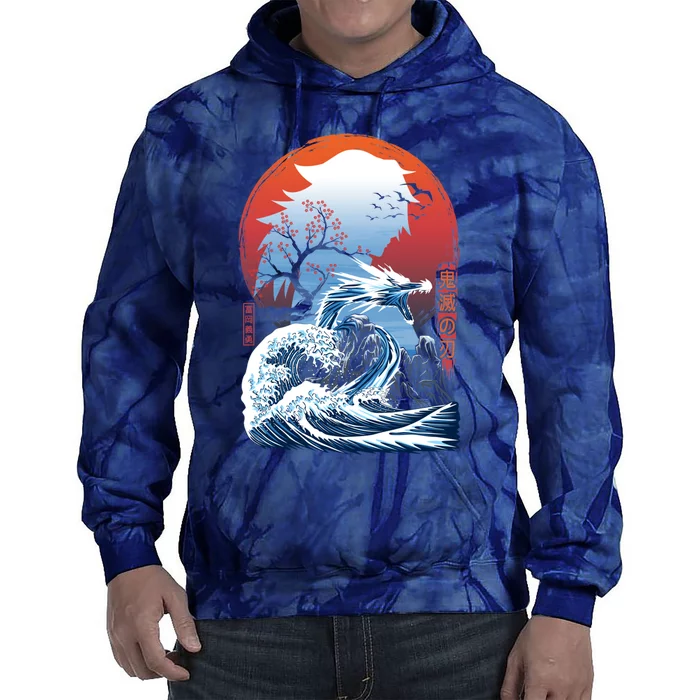 The Great Water Dragon Tie Dye Hoodie