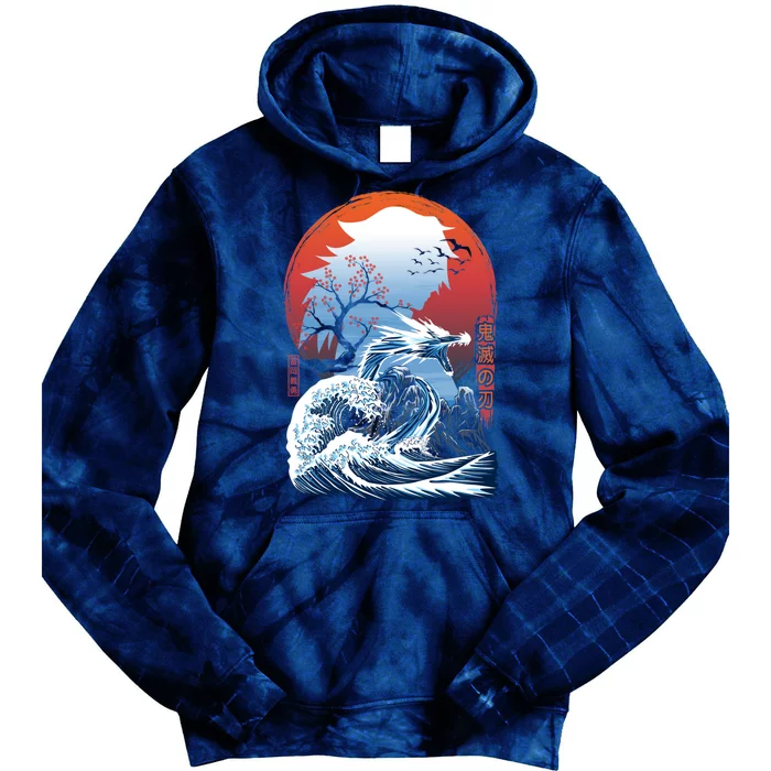 The Great Water Dragon Tie Dye Hoodie