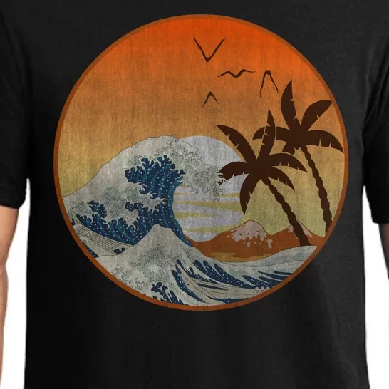 The Great Wave Off Kanagawa Pajama Set