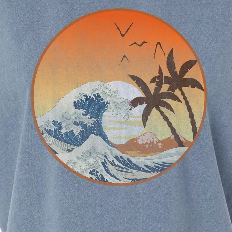 The Great Wave Off Kanagawa Garment-Dyed Women's Muscle Tee