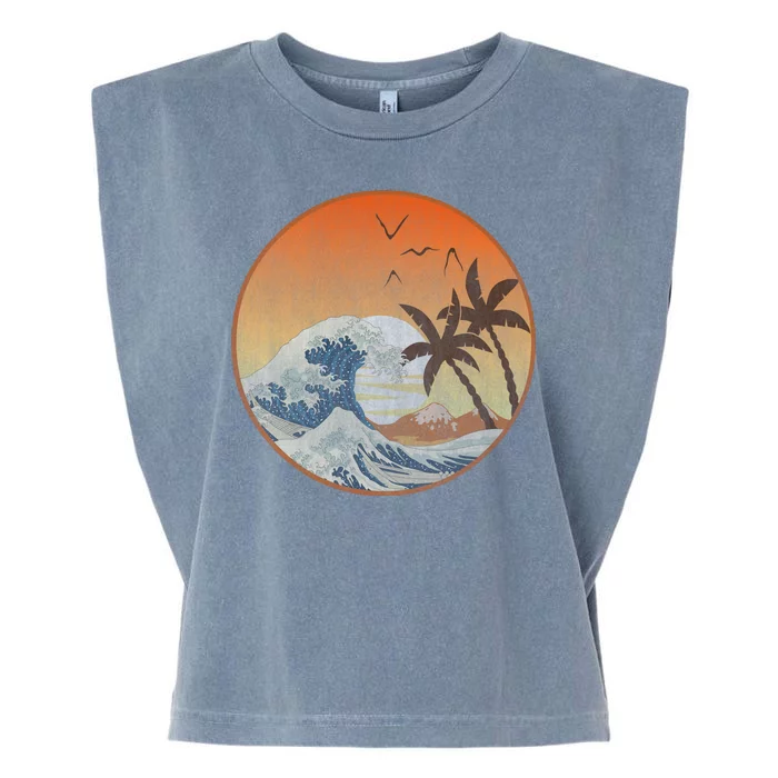 The Great Wave Off Kanagawa Garment-Dyed Women's Muscle Tee