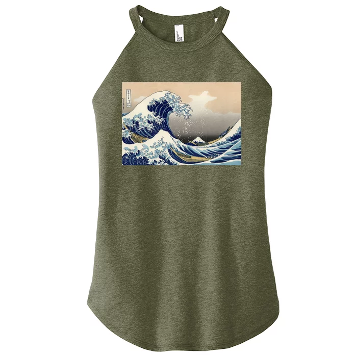 The Great Wave Off Kanagawa Copy Women’s Perfect Tri Rocker Tank