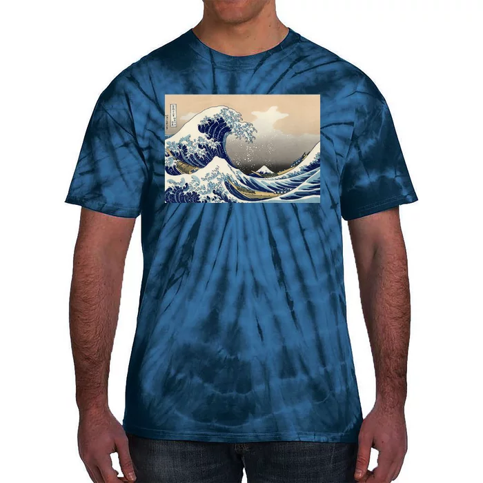 The Great Wave Off Kanagawa Copy Tie-Dye T-Shirt