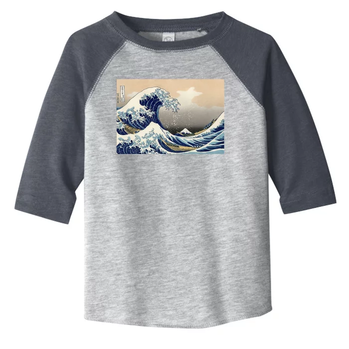 The Great Wave Off Kanagawa Copy Toddler Fine Jersey T-Shirt