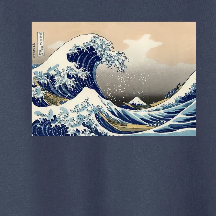 The Great Wave Off Kanagawa Copy Toddler T-Shirt