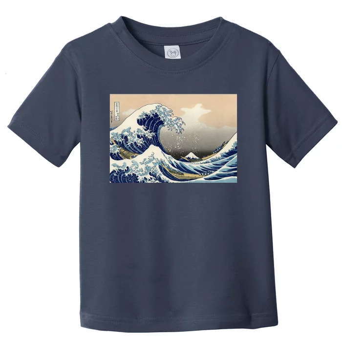 The Great Wave Off Kanagawa Copy Toddler T-Shirt