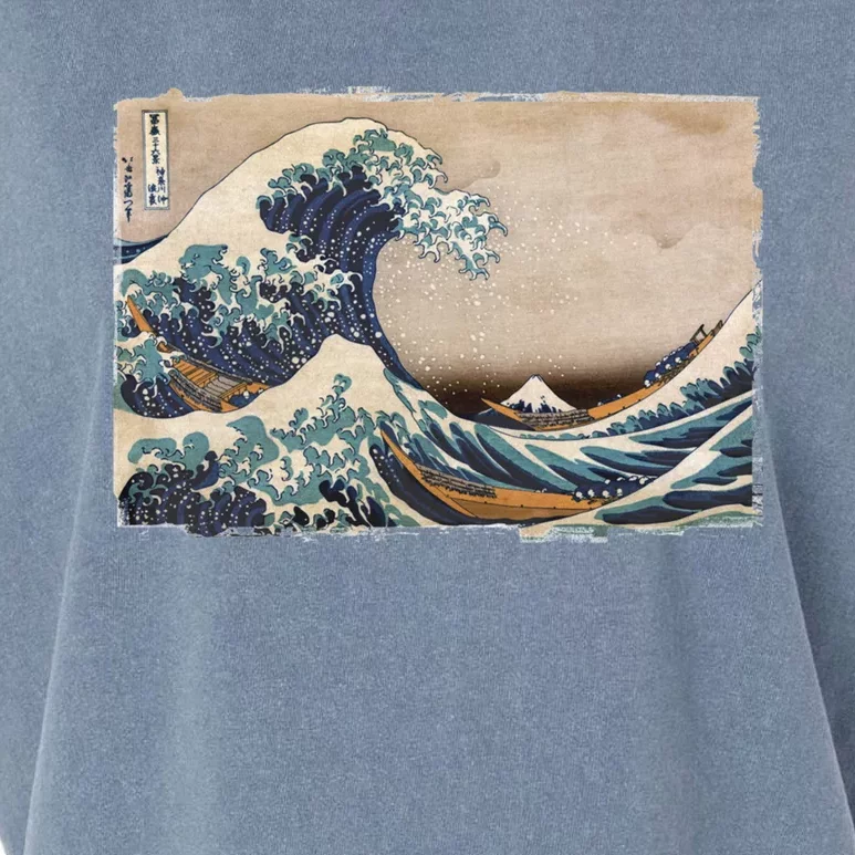 The Great Wave Off Kanagawa Garment-Dyed Women's Muscle Tee