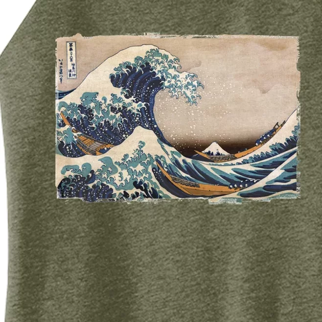 The Great Wave Off Kanagawa Women’s Perfect Tri Rocker Tank