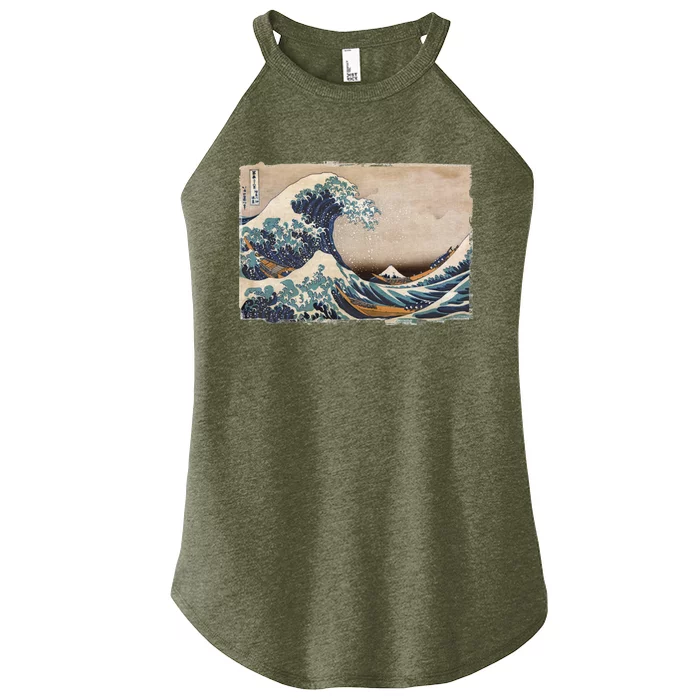 The Great Wave Off Kanagawa Women’s Perfect Tri Rocker Tank