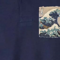 The Great Wave Off Kanagawa Softstyle Adult Sport Polo