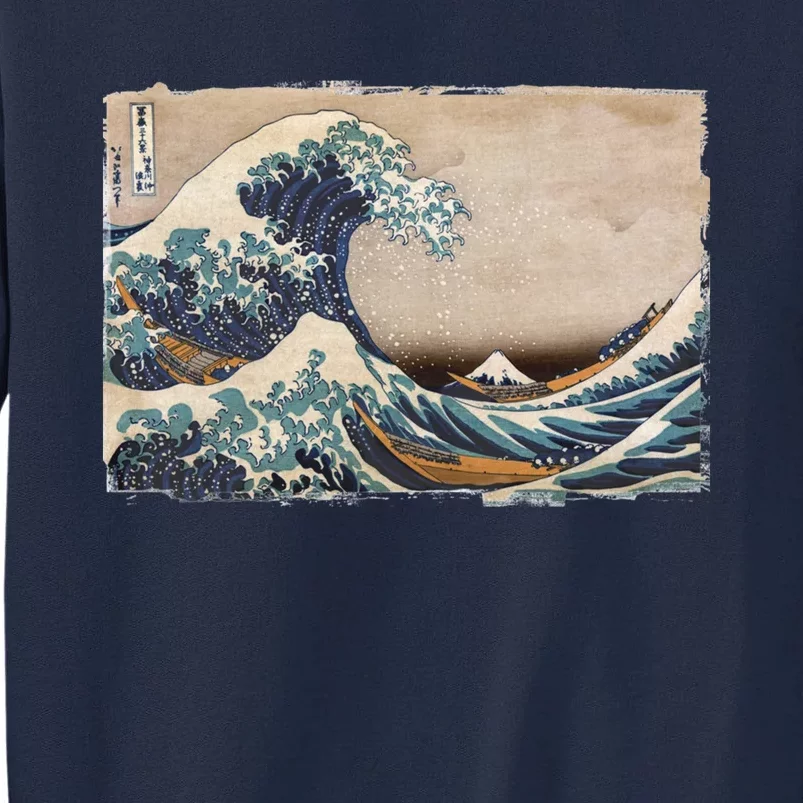 The Great Wave Off Kanagawa Tall Sweatshirt