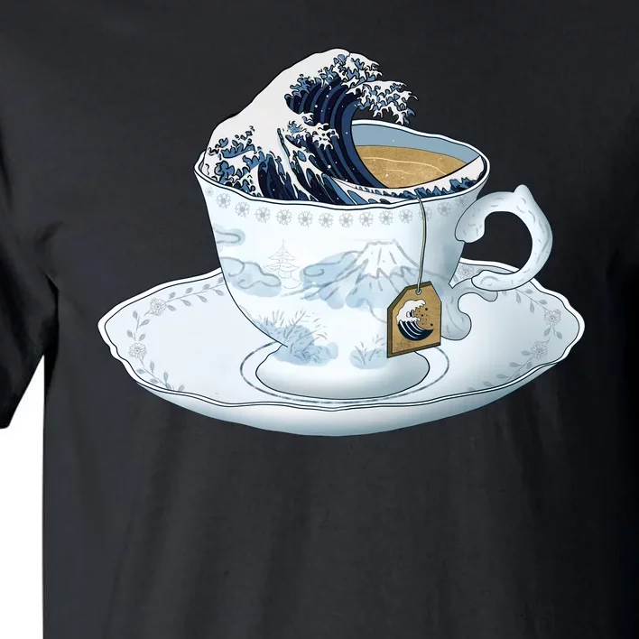 Tea Great Wave Off Kanagawa Tall T-Shirt