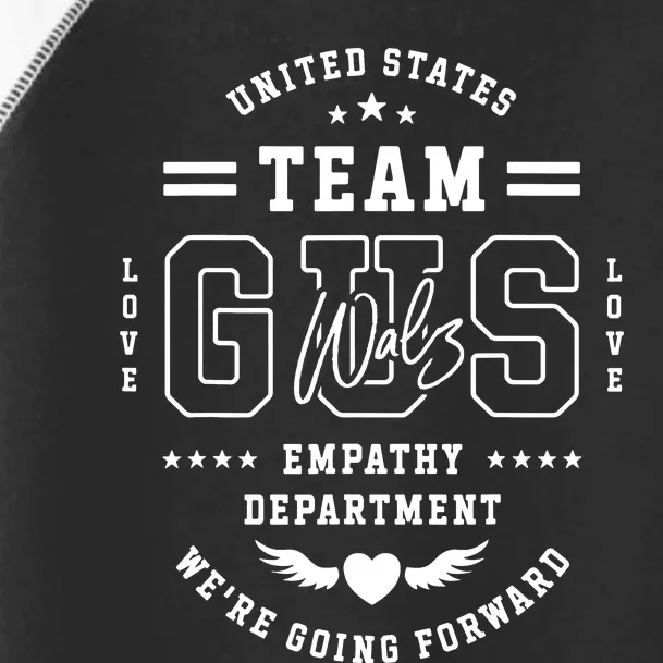 Team Gus Walz Waltz Varsity Toddler Fine Jersey T-Shirt