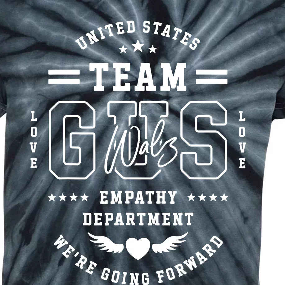 Team Gus Walz Waltz Varsity Kids Tie-Dye T-Shirt