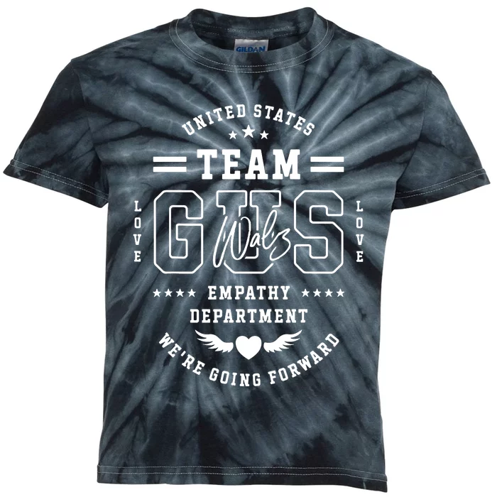 Team Gus Walz Waltz Varsity Kids Tie-Dye T-Shirt