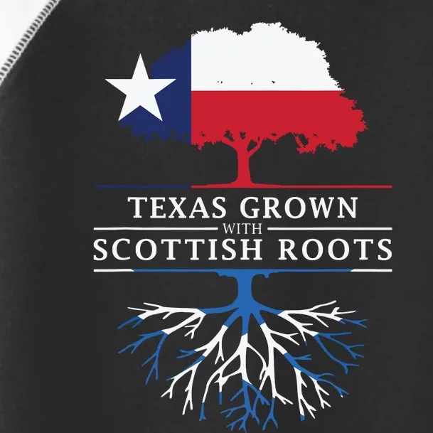 Texas Grown With Scottish Roots Scotland Pride Toddler Fine Jersey T-Shirt