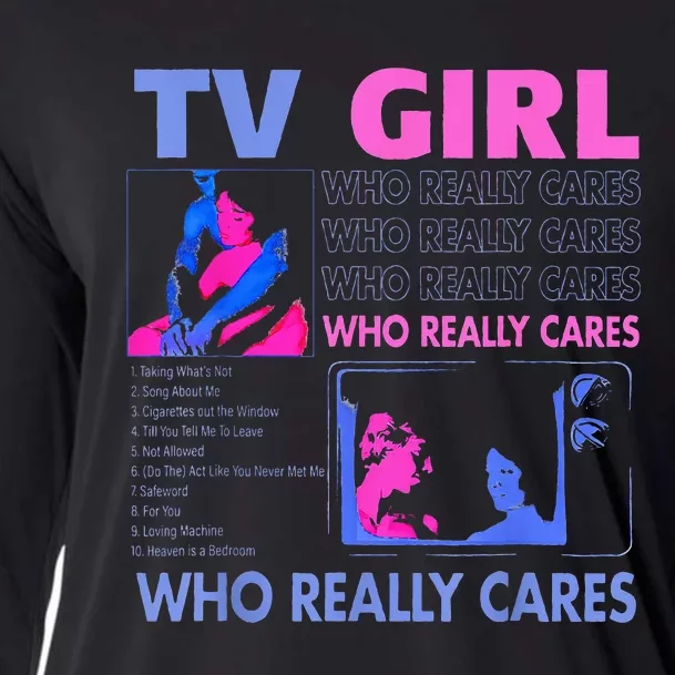 Tv Girl Who Really Care Cooling Performance Long Sleeve Crew