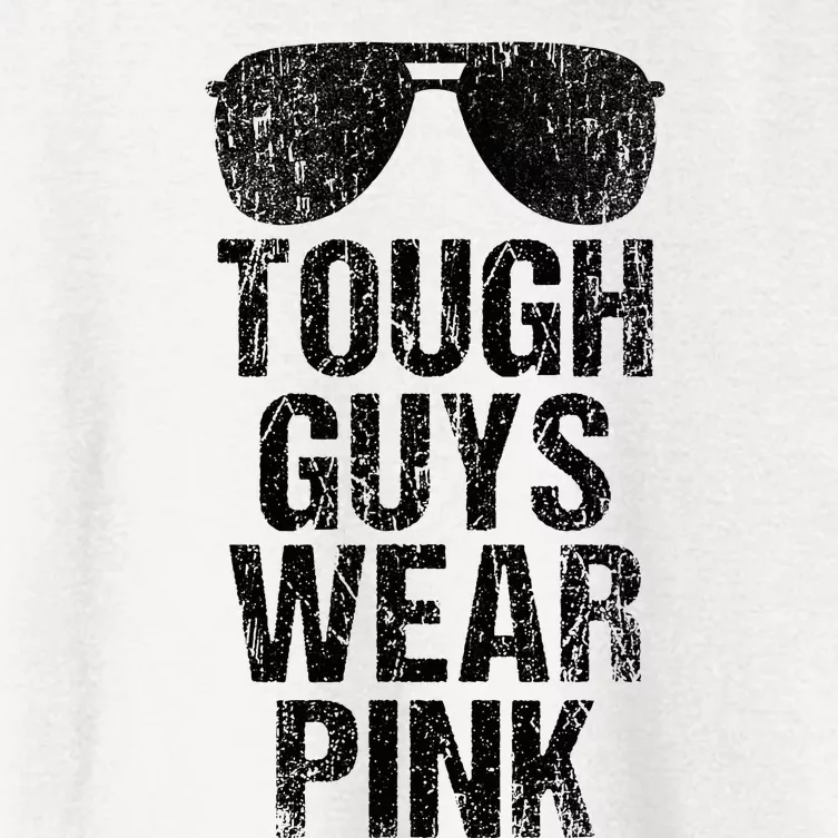 Tough Guys Wear P.I.N.K Women's Crop Top Tee