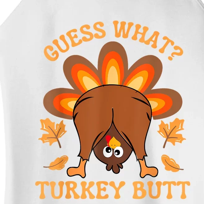 Thanksgiving Guess What Turkey Butt Women’s Perfect Tri Rocker Tank