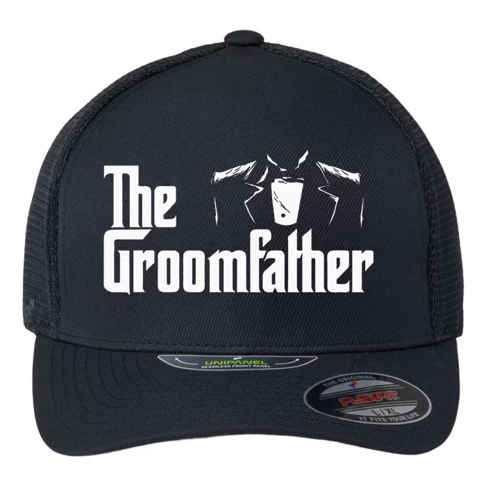 The Groomfather Wedding Marriage Groom Dad Flexfit Unipanel Trucker Cap